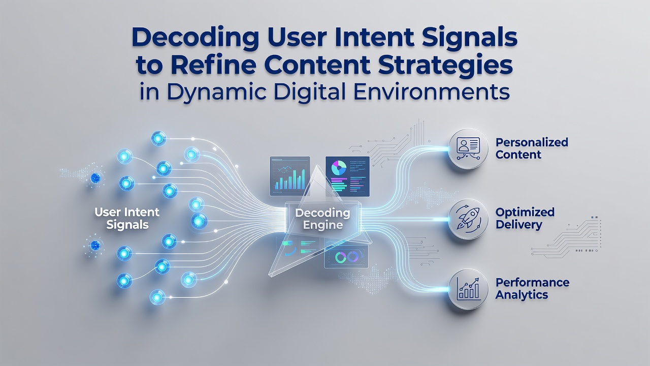 Decoding User Intent Signals to Refine Content Strategies in Dynamic Digital Environments
